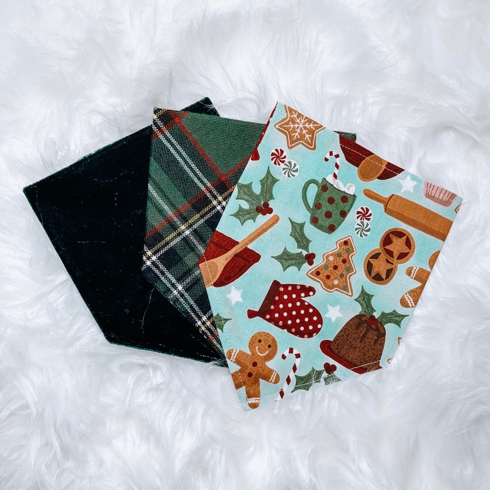 HAND MADE - The “Nice” dog (OR CAT) pet bandana bundle